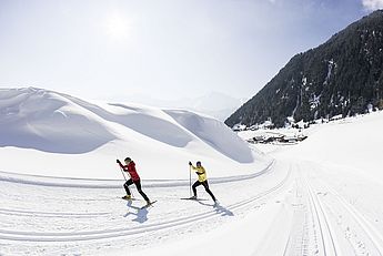 Langlaufen in Niederthai im Ötztal