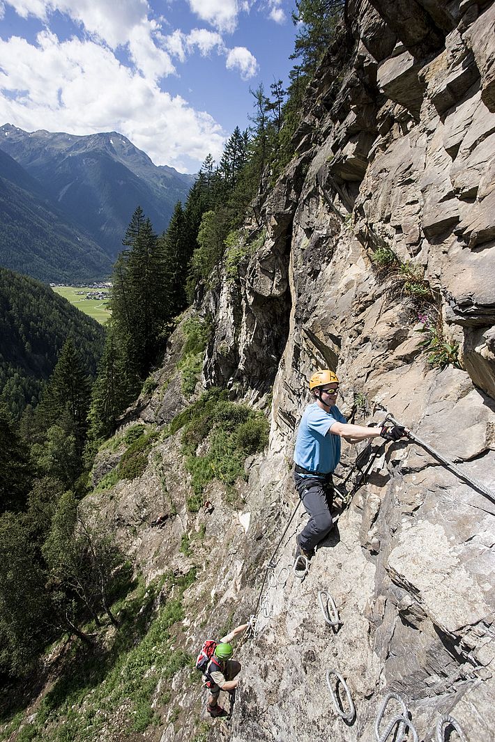 Stuibenfall Klettersteig Niederthai Umhausen