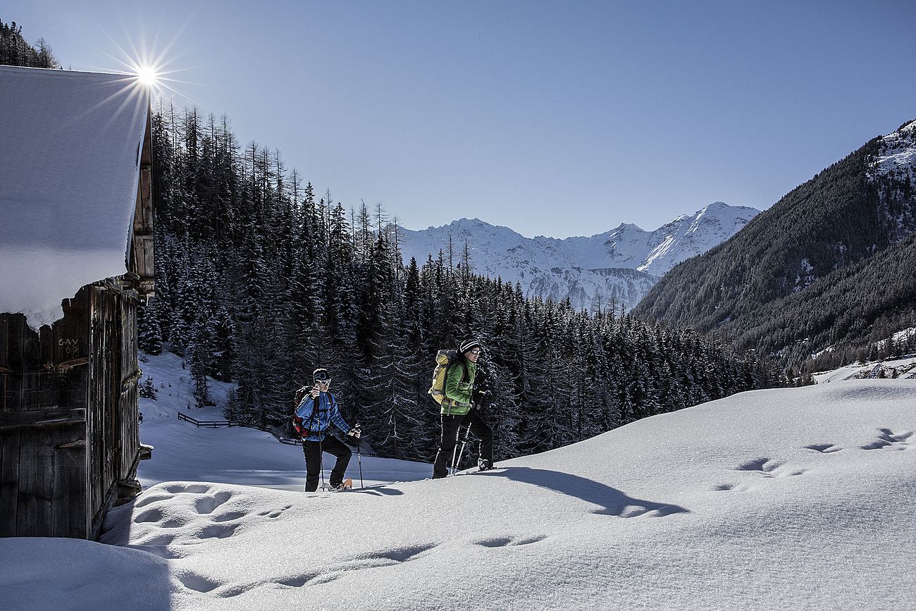 Schneeschuhwandern in Niederthai